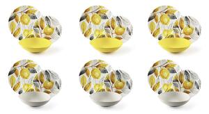 Servizio 18 piatti LEMON GREY