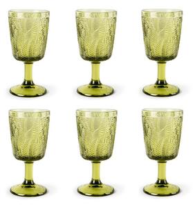 Confezione 6 calici LEAF 30 cl MTC verde