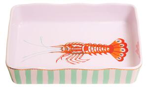 Teglia rettangolare grès 30x22 cm Lobster