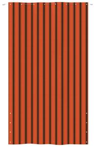 Paravento Balcone Arancione e Marrone 160x240 cm Tessuto Oxford