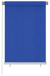 Tenda a Rullo per Esterni 100x140 cm Blu HDPE