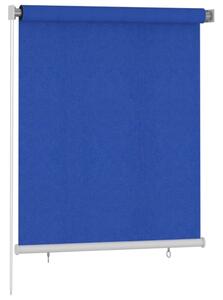 Tenda a Rullo per Esterni 120x140 cm Blu HDPE