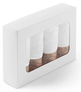 Coordinato Asciugamani In Cotone Geo Classic CM. 30X30 Alviero Martini 1A Classe Geo Panna Caleffi