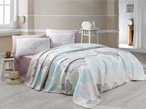 Copriletto in cotone leggero con federe e lenzuolo per letto matrimoniale , 200 x 230 cm Andalucia - Mijolnir