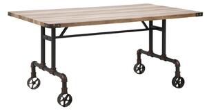 Tavolo da Pranzo Manhattan 160x91,5x76 cm in Ferro e MDF