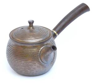 Teiera Kyusu in Ceramica e Legno 220 ml