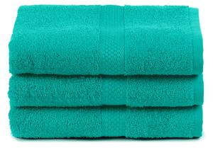 Asciugamano In Cotone Minorca CM. 55X105 Spugnissima Tinta Unita Menta Caleffi