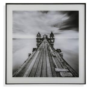 Quadro ponte legno 50x50 cm