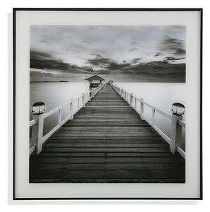 Quadro ponte legno 50x50 cm