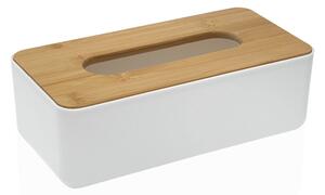 Porta fazzoletti con tappo in bamboo