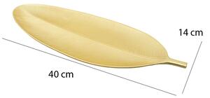 Centrotavola forma foglia in legno