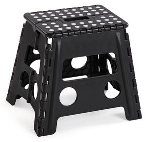 Sgabello pieghevole nero