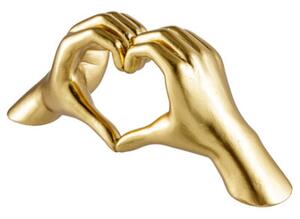 Mani a cuore in resina