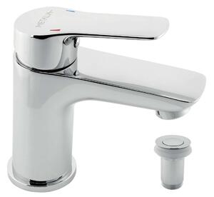 Novaservis Metalia 54 - Miscelatore da lavabo con sistema di scarico Click-Clack, cromo 54003,0