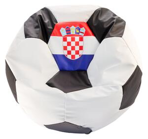 Pouf poltrona sacco palla da calcio euro 2024