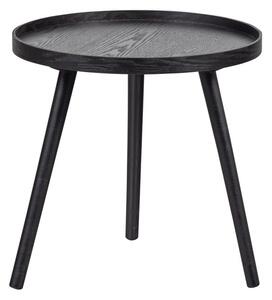 Tavolino nero , ø 45 cm Mesa - WOOOD