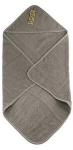 Asciugamano grigio in cotone con cappuccio 75x75 cm - Tiseco Home Studio