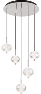 Globo 16042-5HC - Lampadario LED a sospensione con filo AIDA 5xLED/6,6W/230V 3000K/4500K/6500K