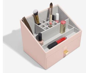 Organizzatore per cosmetici da bagno rosa chiaro - Stackers