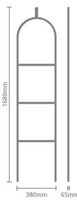 Indossatore nero in acciaio Linn Dressboy – Brabantia