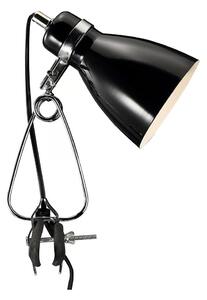 Nordlux - Lampada da tavolo con morsetto CYCLONE 1xE14/15W/230V nero