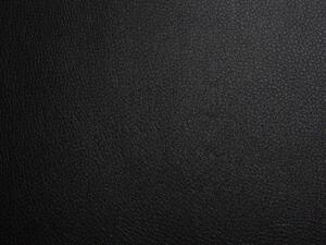 Letto continentale 160 x 200 cm Nero con materasso a molle insacchettate bianco moderno Beliani