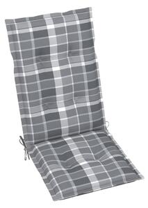 Coprisedia VidaXL cuscino per sedia con schienale alto 120 x 50 x 7 cm