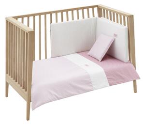 Joggo 2 Pcs.Federa Piumone 60 Vichy10 Rosa 100X140X3 Cm