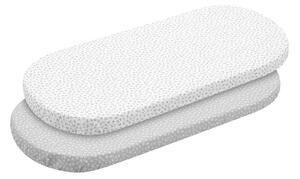 2 Lenzuolo Regolabile-Cestone 35X80X7 Cm Liberty Grey