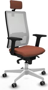 Sedia da ufficio Piqueras y Crespo 2D026G2, colore marrone