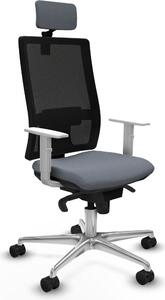 Sedia da ufficio Piqueras y Crespo, modello 4B086N2, colore grigio
