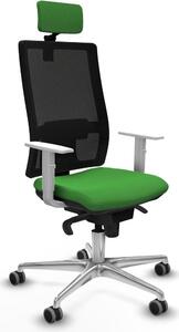 Sedia da ufficio Piqueras y Crespo, modello 4B086G2, colore verde