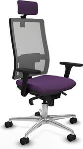 Sedia da ufficio Piqueras y Crespo, modello 3D086N2, colore lilla
