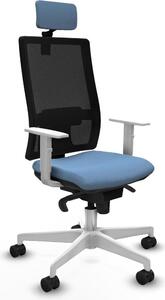Sedia da ufficio Piqueras y Crespo, modello 4B026N2, colore blu cielo