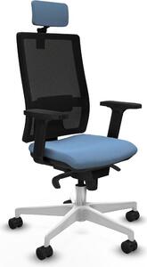 Sedia da ufficio Piqueras y Crespo 2D026N2, colore blu cielo