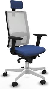 Sedia da ufficio Piqueras y Crespo 2D026N2, colore blu navy