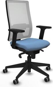 Sedia da ufficio Piqueras y Crespo 2D066G0, colore blu cielo
