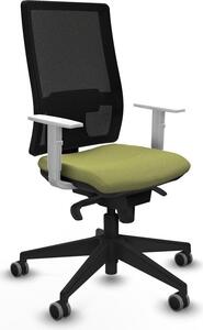 Sedia da ufficio Piqueras y Crespo, modello 4B066G0, colore verde