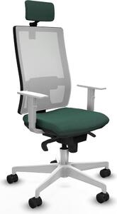 Sedia da ufficio Piqueras y Crespo, modello 4B026N2, colore verde