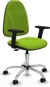 Sedia da ufficio Piqueras y Crespo modello B2D05RF, colore pistacchio