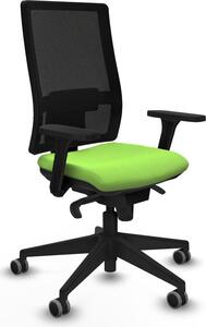 Sedia da ufficio Horna Piqueras y Crespo, modello 3D066G0, colore pistacchio