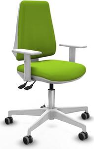 Sedia da ufficio Piqueras y Crespo, modello B5B026G, colore pistacchio