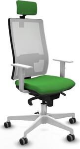 Sedia da ufficio Piqueras y Crespo, modello 4B026G2, colore verde