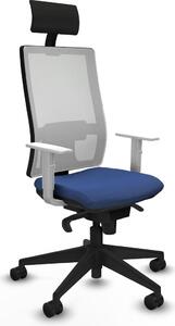 Sedia da ufficio Piqueras y Crespo, modello 4B066N1, colore blu navy