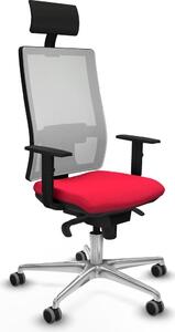 Sedia da ufficio Piqueras y Crespo 1D086G1 Rosso