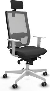 Sedia da ufficio Piqueras y Crespo, modello 4B026G2, colore grigio scuro