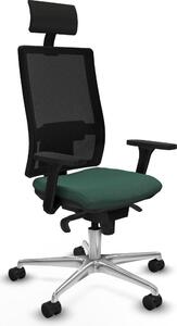 Sedia da ufficio Piqueras y Crespo, modello 3D086N1, colore verde