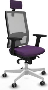 Sedia da ufficio Piqueras y Crespo 2D026G2, colore lilla