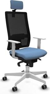 Sedia da ufficio Piqueras y Crespo, modello 4B026G2, colore blu cielo