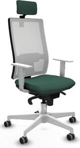 Sedia da ufficio Piqueras y Crespo, modello 4B026G2, colore verde